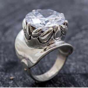 COPY - NWOT CZ diamond statement ring by Adina Stone Jewelry (London, UK)